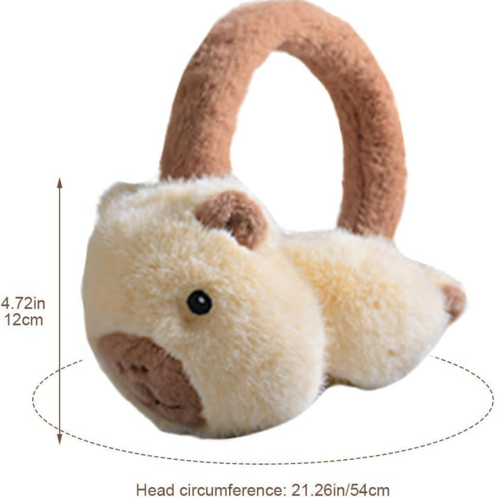 Hey Luna™ 秋冬ふわふわ耳あて – 可愛く防寒できるあったかイヤーマフ
