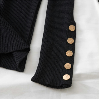 Hey Luna™ プレミアムハイネックセーター  優雅さ・快適さ・洗練を一枚に