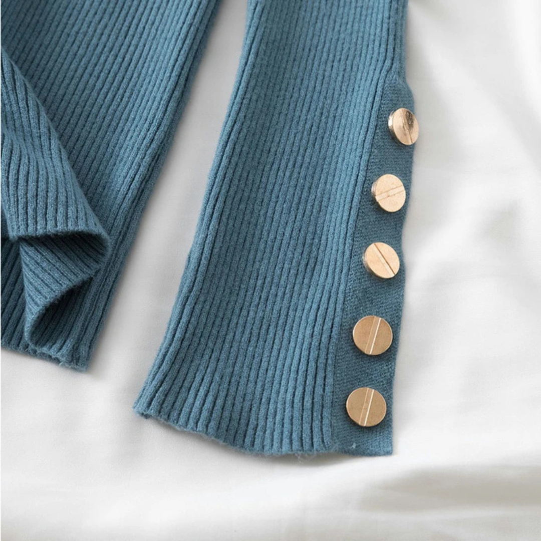 Hey Luna™ プレミアムハイネックセーター  優雅さ・快適さ・洗練を一枚に