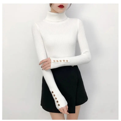 Hey Luna™ プレミアムハイネックセーター  優雅さ・快適さ・洗練を一枚に