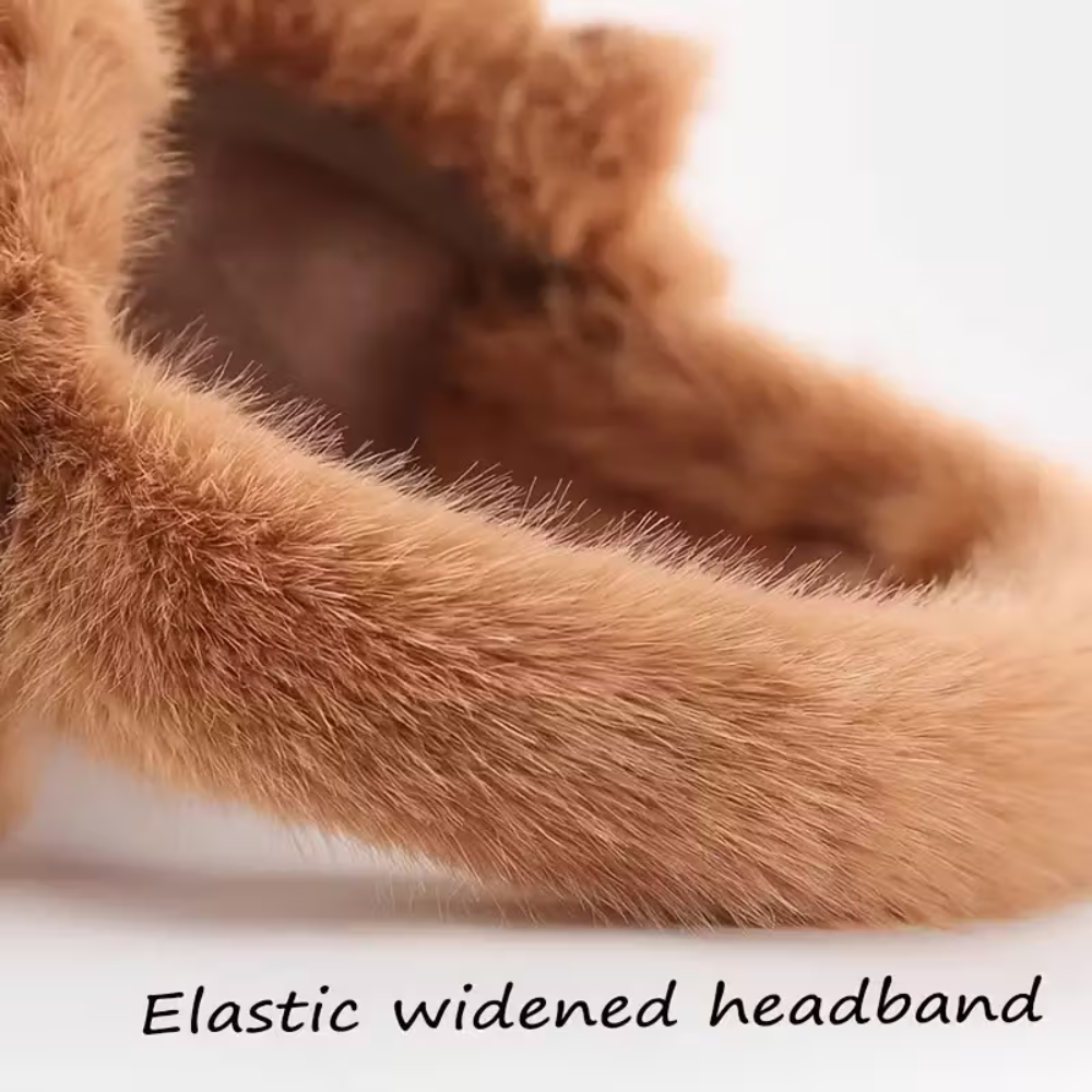 Hey Luna™ 秋冬ふわふわ耳あて – 可愛く防寒できるあったかイヤーマフ