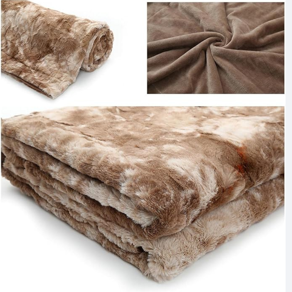 Hey Luna™ プレミアムベルベットブランケット — ふんわり包まれる贅沢な時間を。