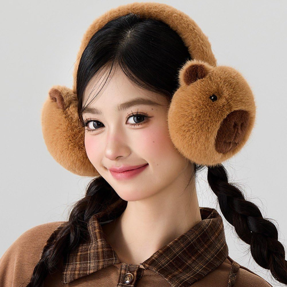 Hey Luna™ 秋冬ふわふわ耳あて – 可愛く防寒できるあったかイヤーマフ